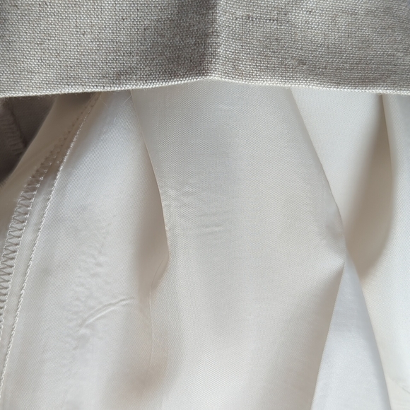 Harve Bernard Cream Linen Loose Fit Pants 16 - Picture 7 of 7